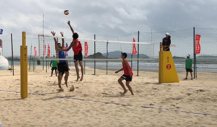 National beach volleyball kicks off in Pingtan