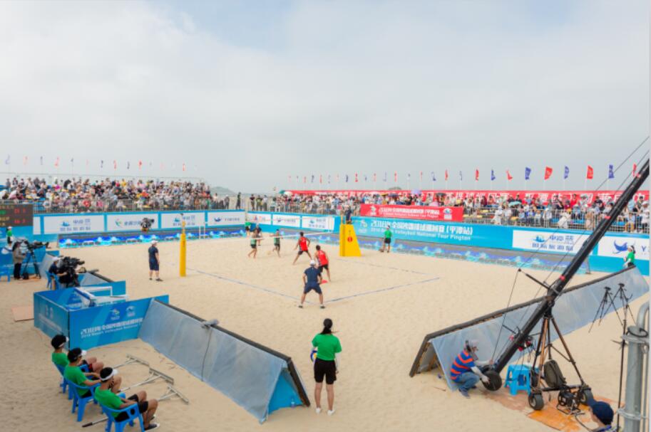 The 2018 National Beach Volleyball Tournament held in Pingtan 