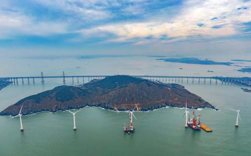 Picturesque power and lights in Pingtan