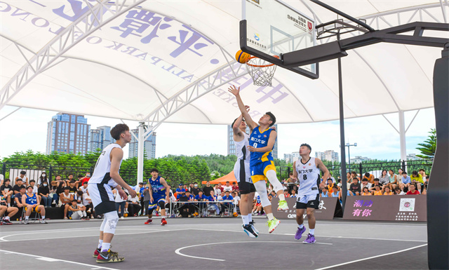 Provincial basketball game wraps up in Pingtan