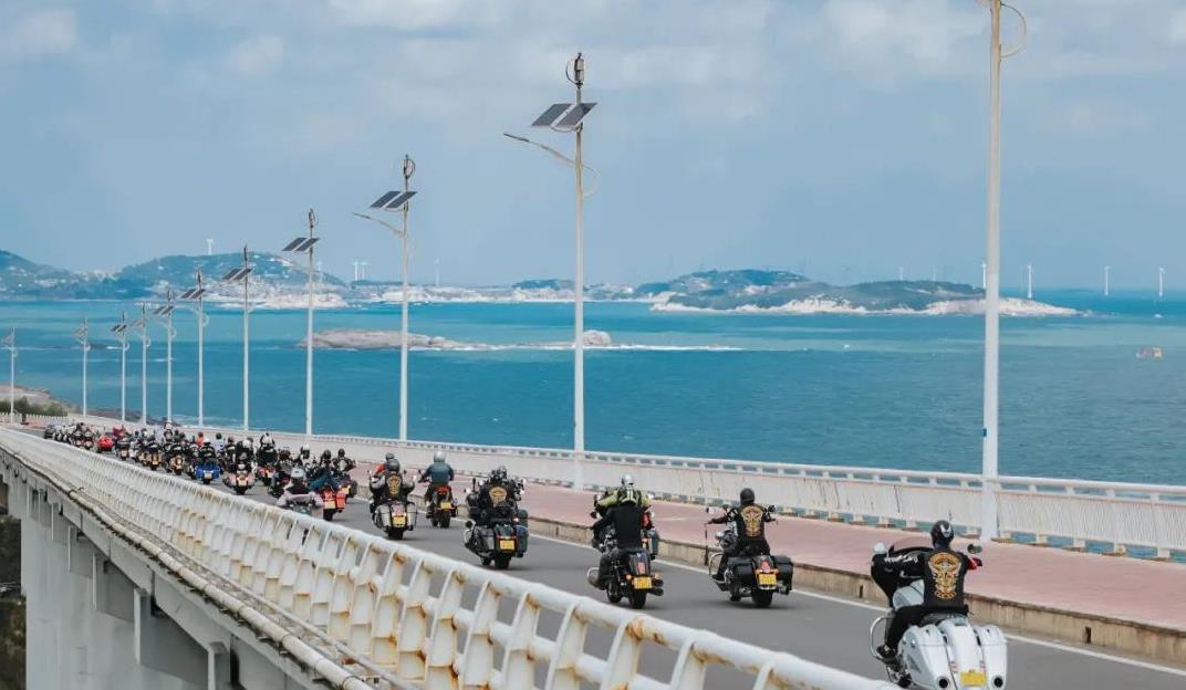 Big bikers' rendezvous in Pingtan 