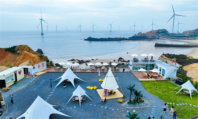 Windmill Sea · Peninsula Campsite emerges as a new sensation in Pingtan