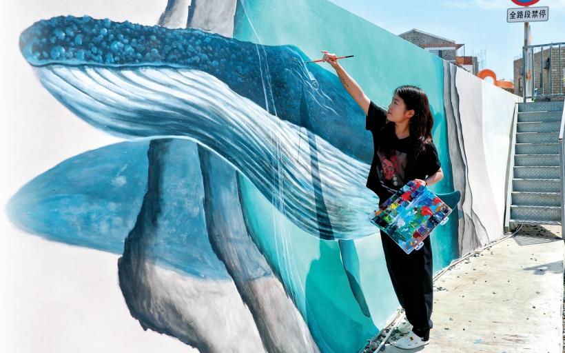 Pingtan sets off a mural craze