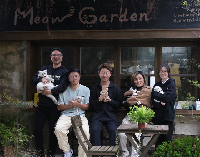 Meow Garden in Pingtan turns an old kindergarten into a floral fairy tale for cat lovers