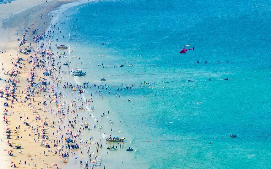 Helicopter tours unlock fresh perspectives of Pingtan's island scenery