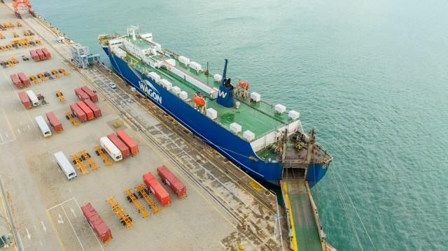 Pingtan Port ships 2025's first semi-trailer to Taipei via cross-Straits ferry