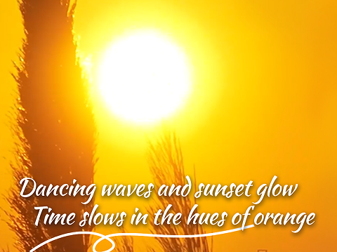 Dancing waves and sunset glow in Pingtan