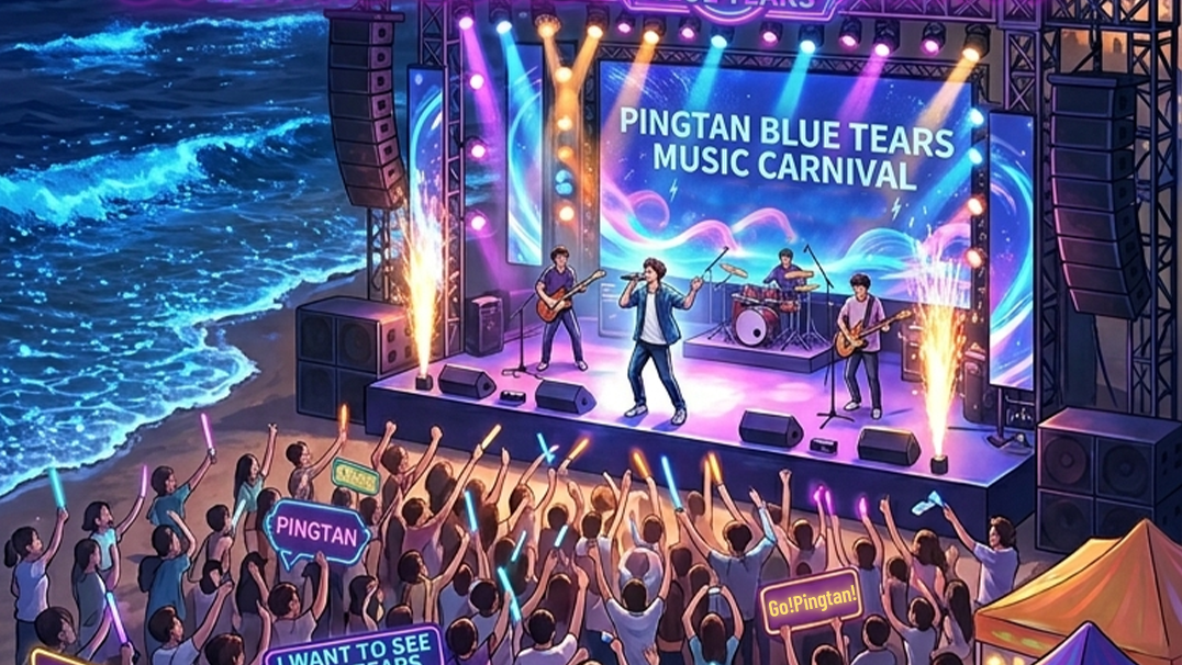 To Gorgeous Pingtan | Blue Tears Music Carnival Sounds Coastal Romance