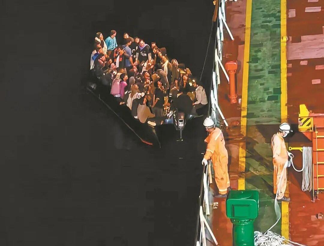 Pingtan-operated cargo ship rescues 41 people adrift in the Mediterranean